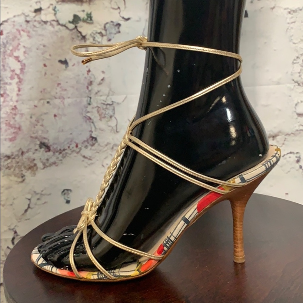 Moschino cheapandchic strappy heels 8